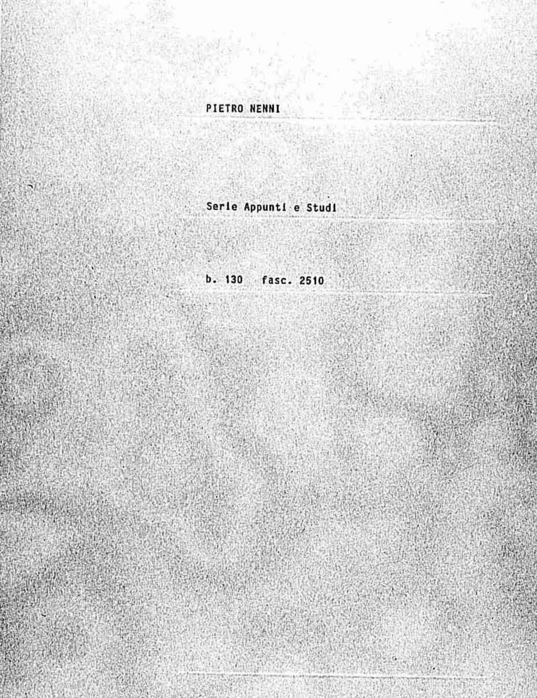 Appunti Congresso PCI, 1972 nov. 13 - 17