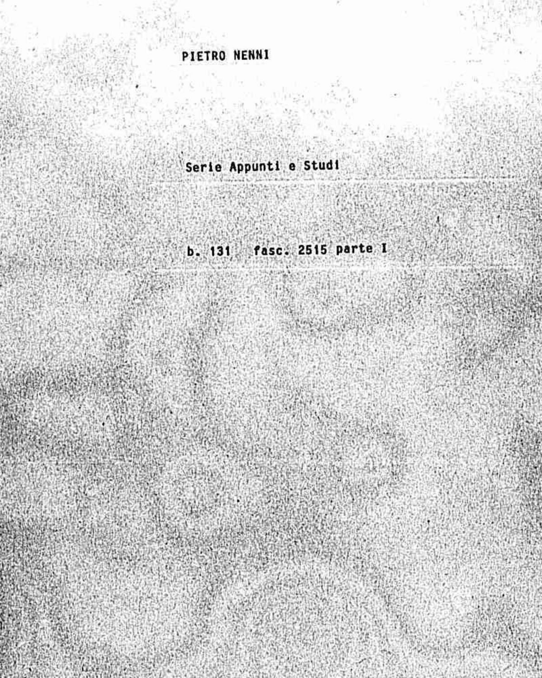 Appunti vari, 1973 gen. - lug.
