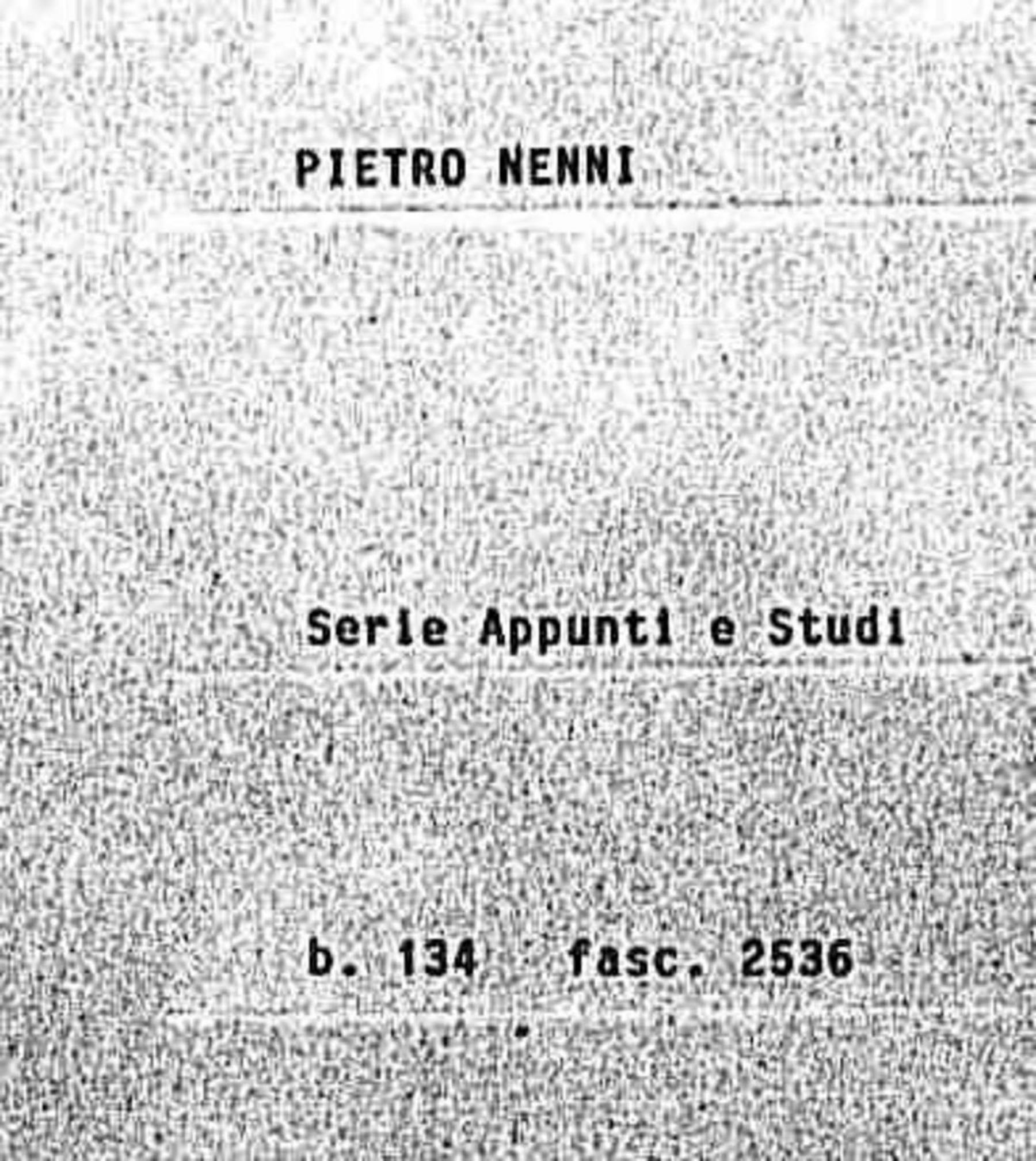 Note sull'avvento della Repubblica, 1976