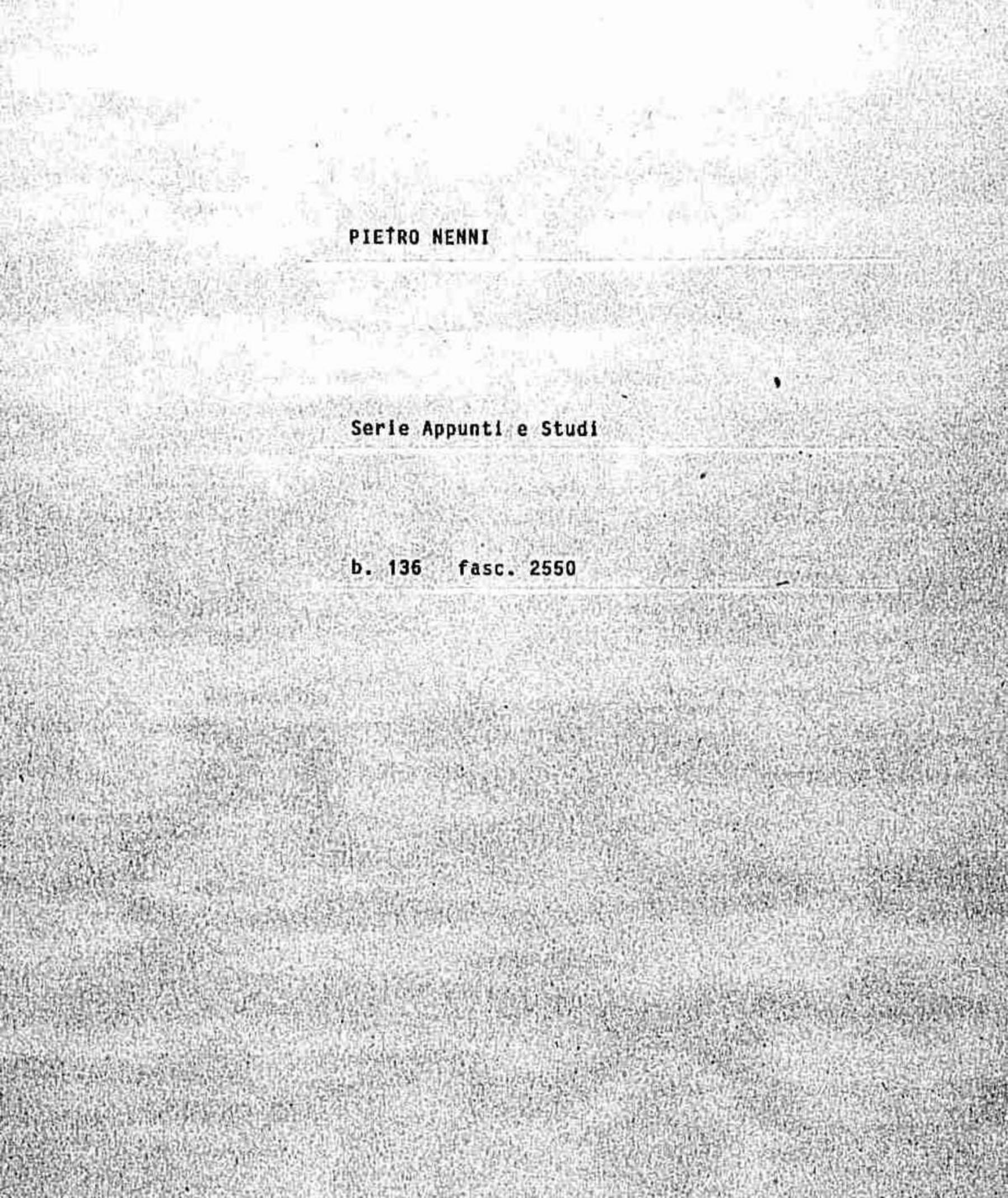 Appunti su vari argomenti, 1977 - 1978