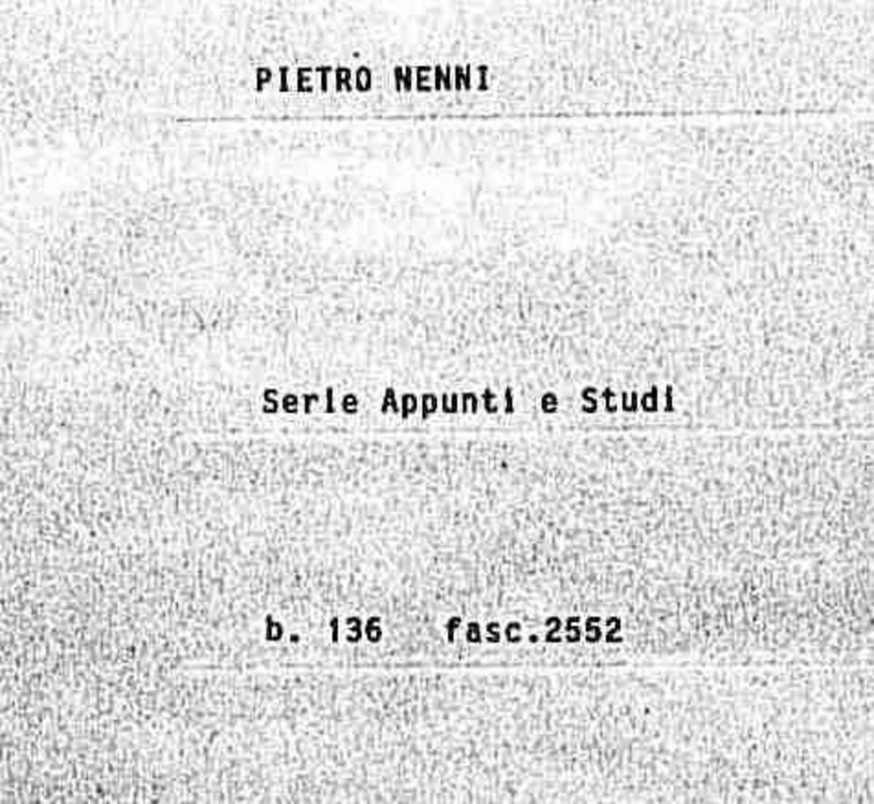 Appunti vari, 1978