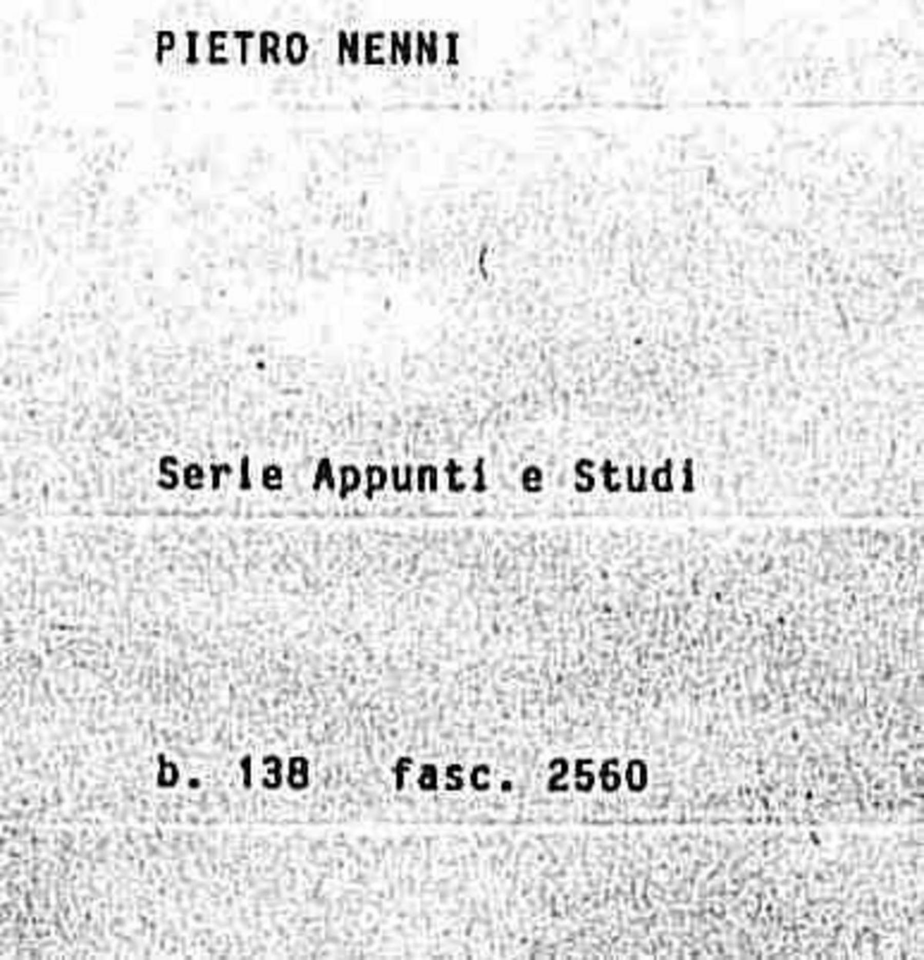 Appunti autografi sui rapporti tra socialisti e cattolici e socialisti e comunisti, s.d.