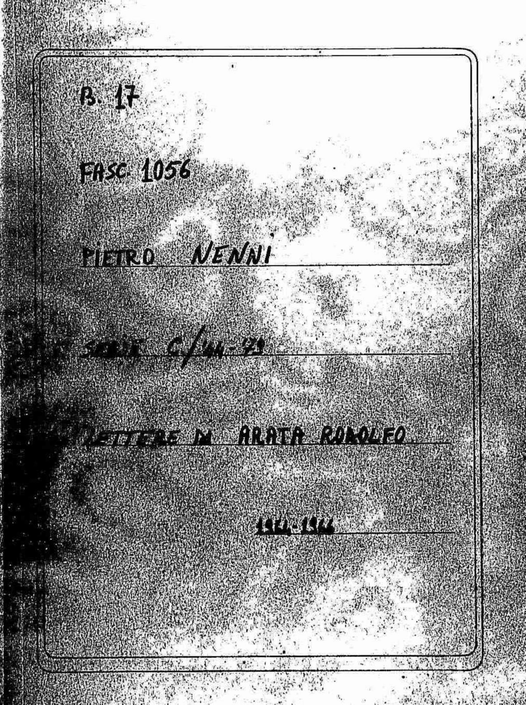 Arata Rodolfo, 1964 feb. 29 - 1966 ott. 4