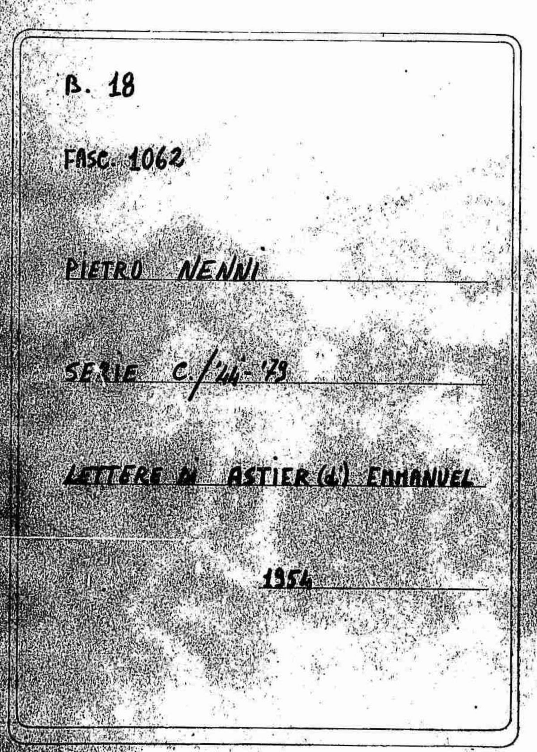 Astier (d') Emmanuel, 1954 mar. 13