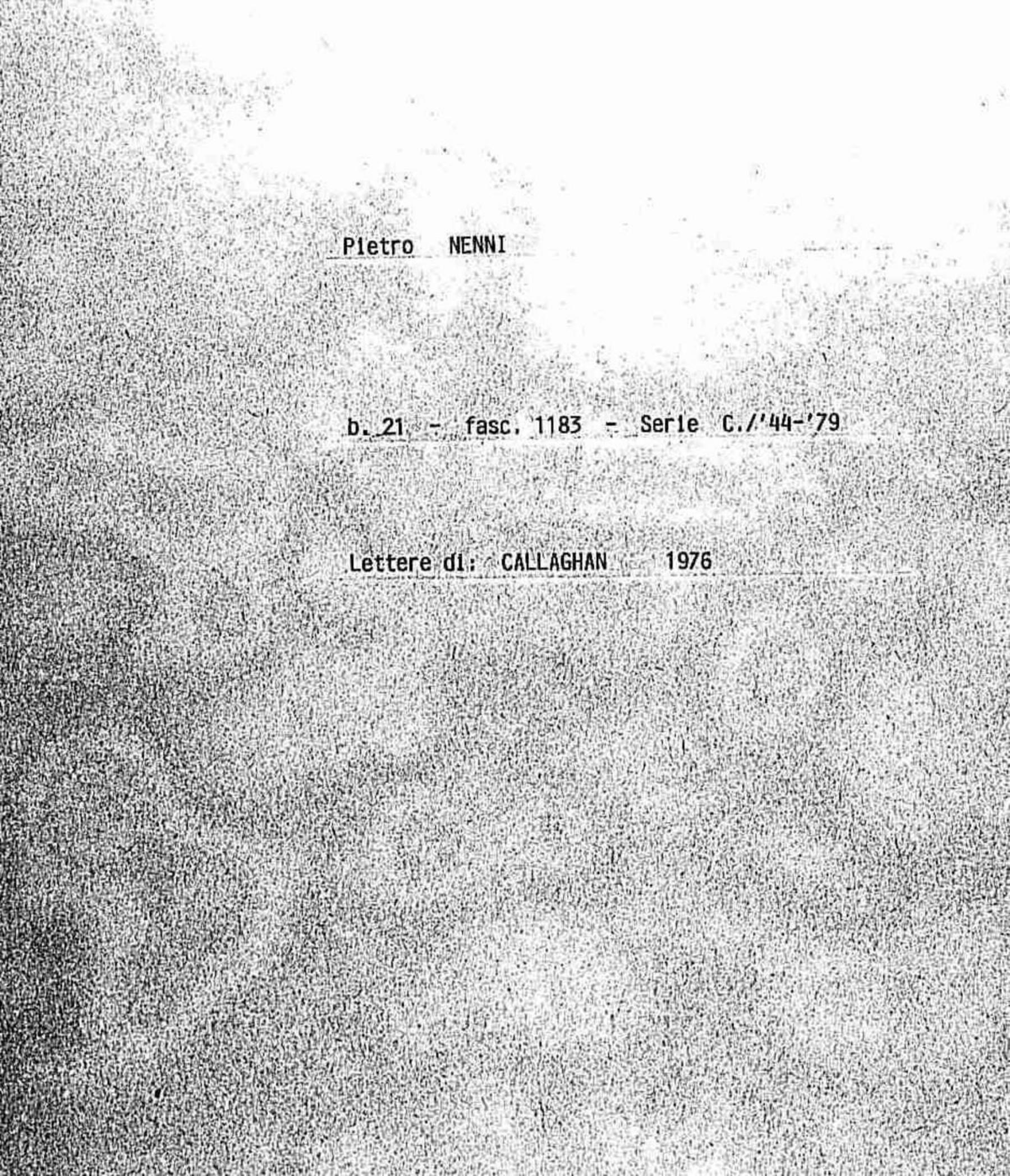 Callaghan, 1976 apr. 8