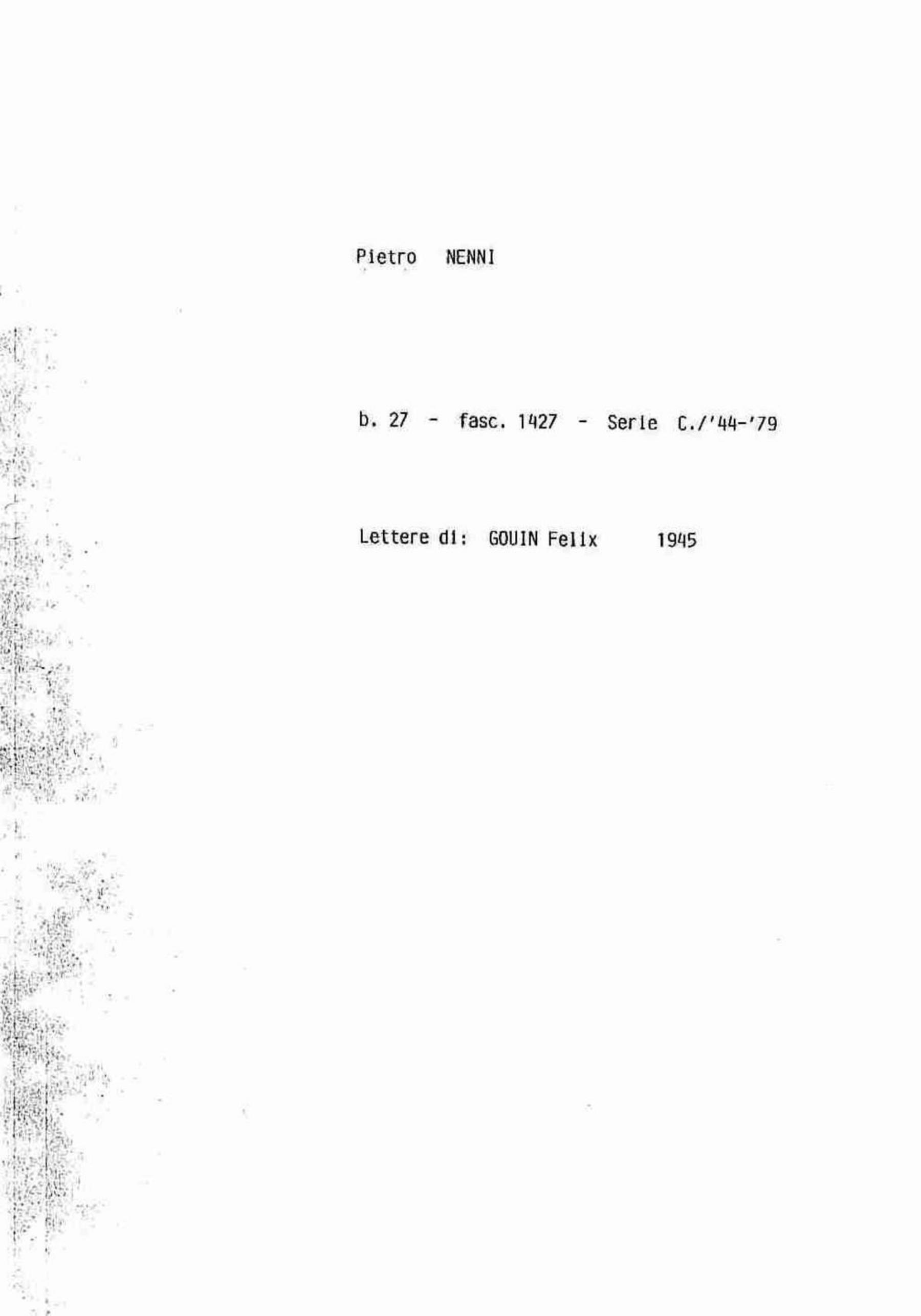 Gouin Felix, 1945 nov. 10