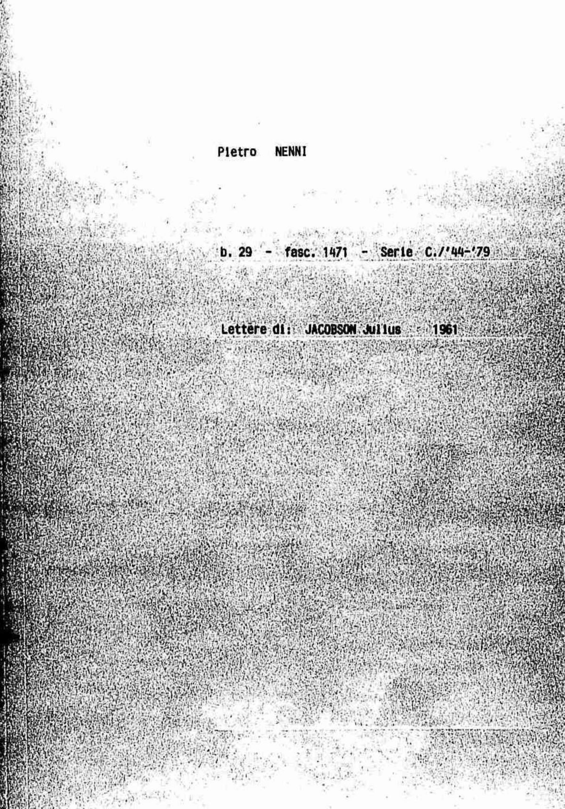 Jacobson Julius, 1961 dic. 8