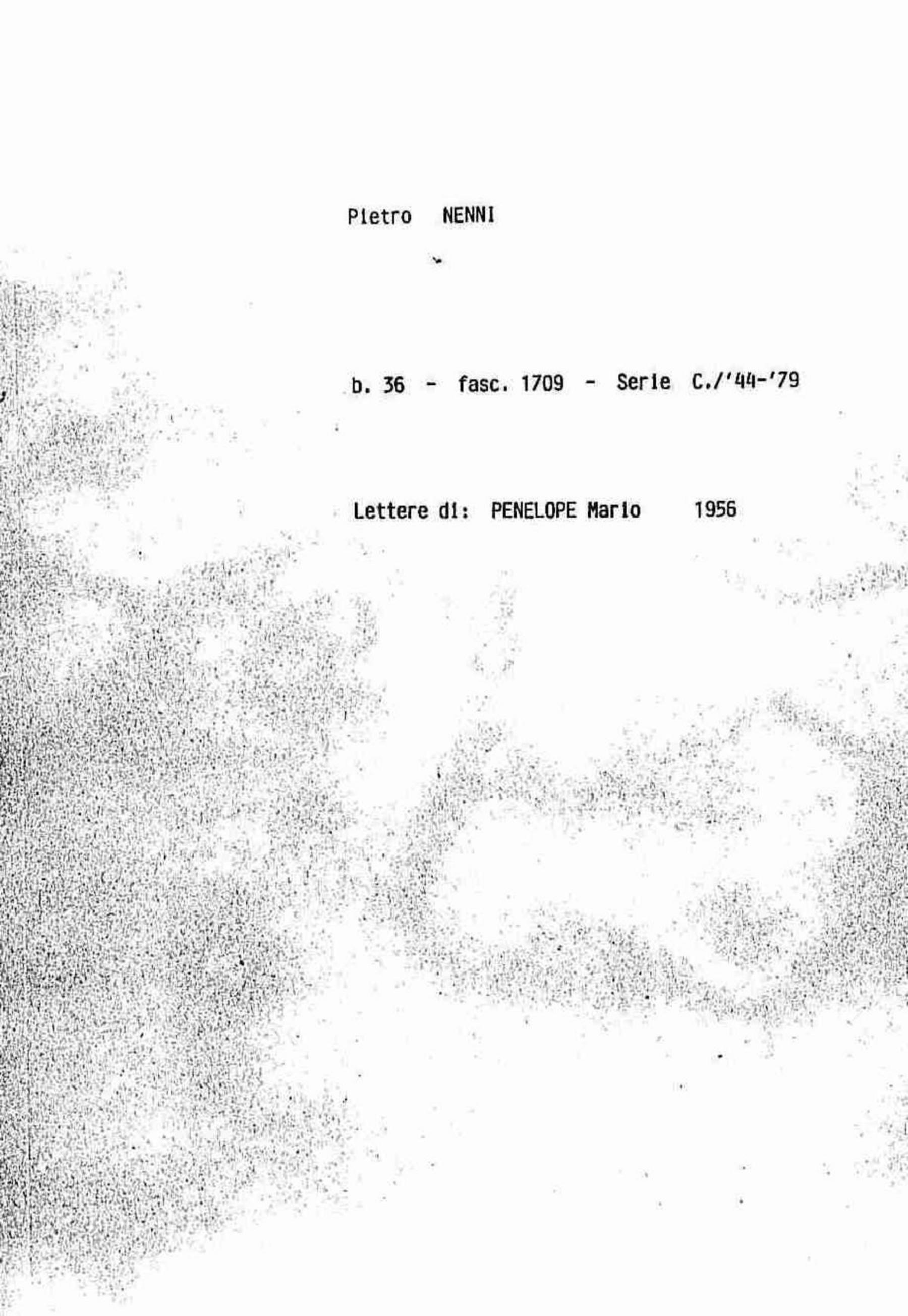 Penelope Mario, 1956 feb. 13
