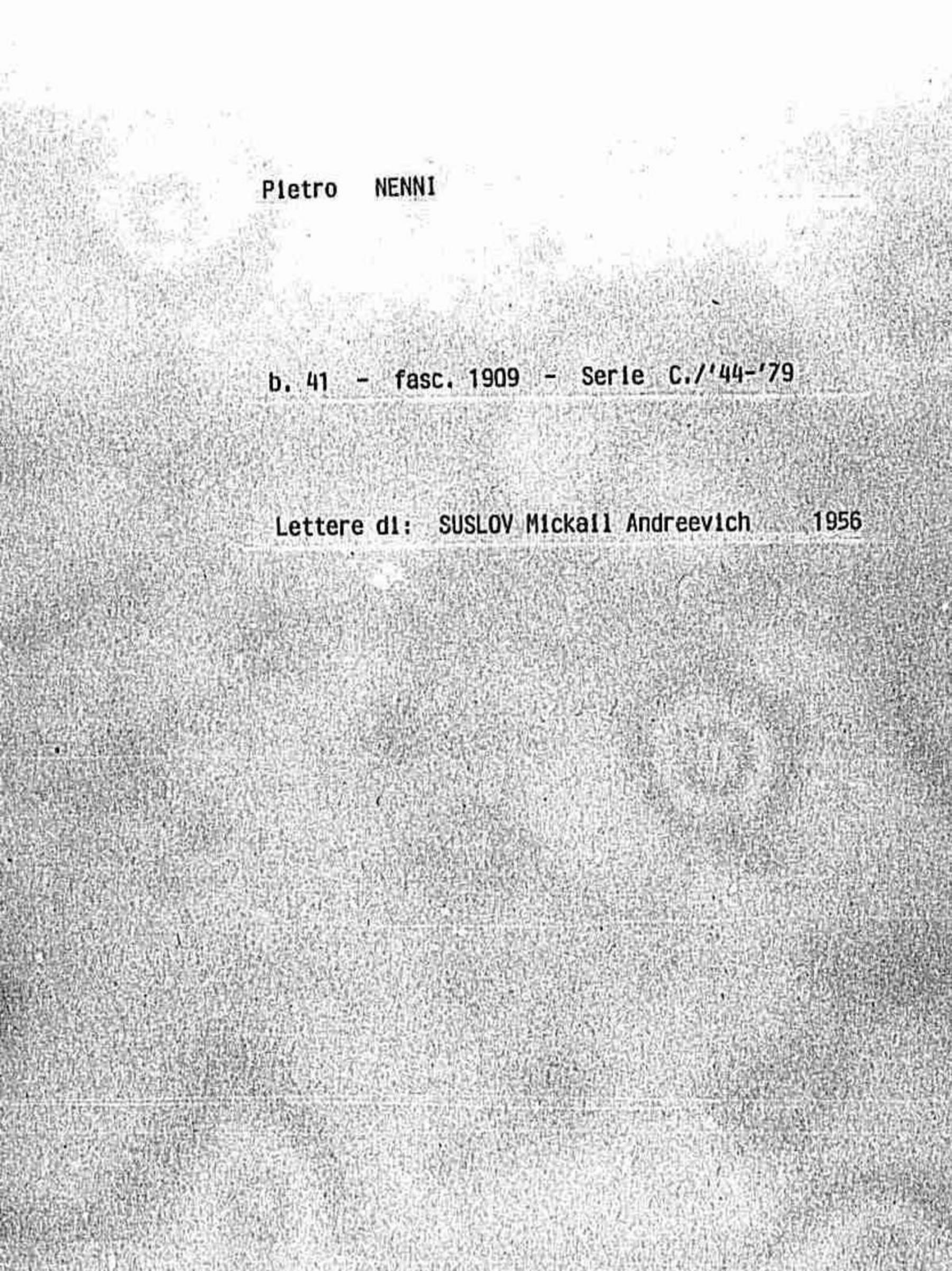 Suslov Mickail Andreevich, 1956 giu. 26 - ott. 24