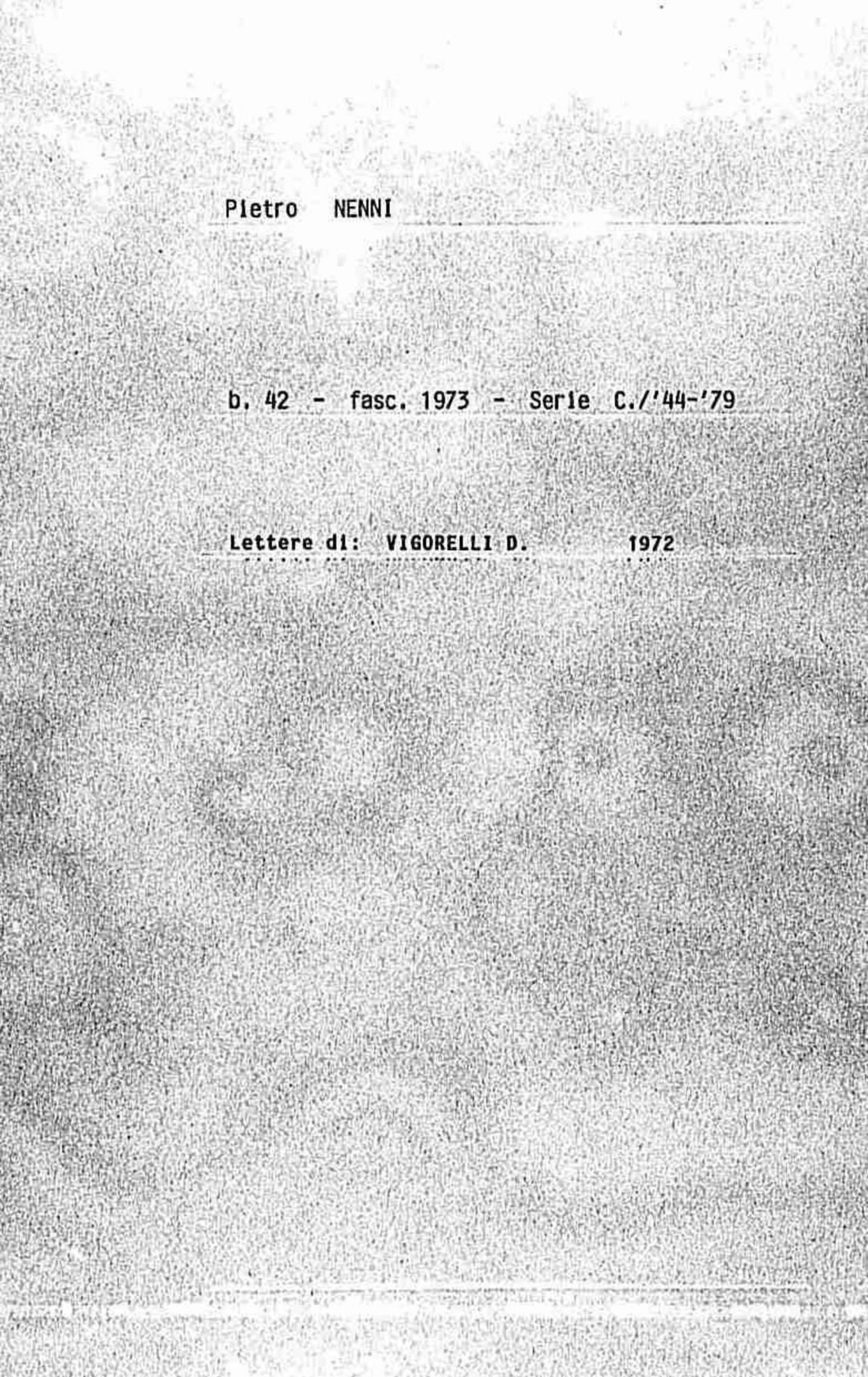 Vigorelli D., 1972 apr. 16