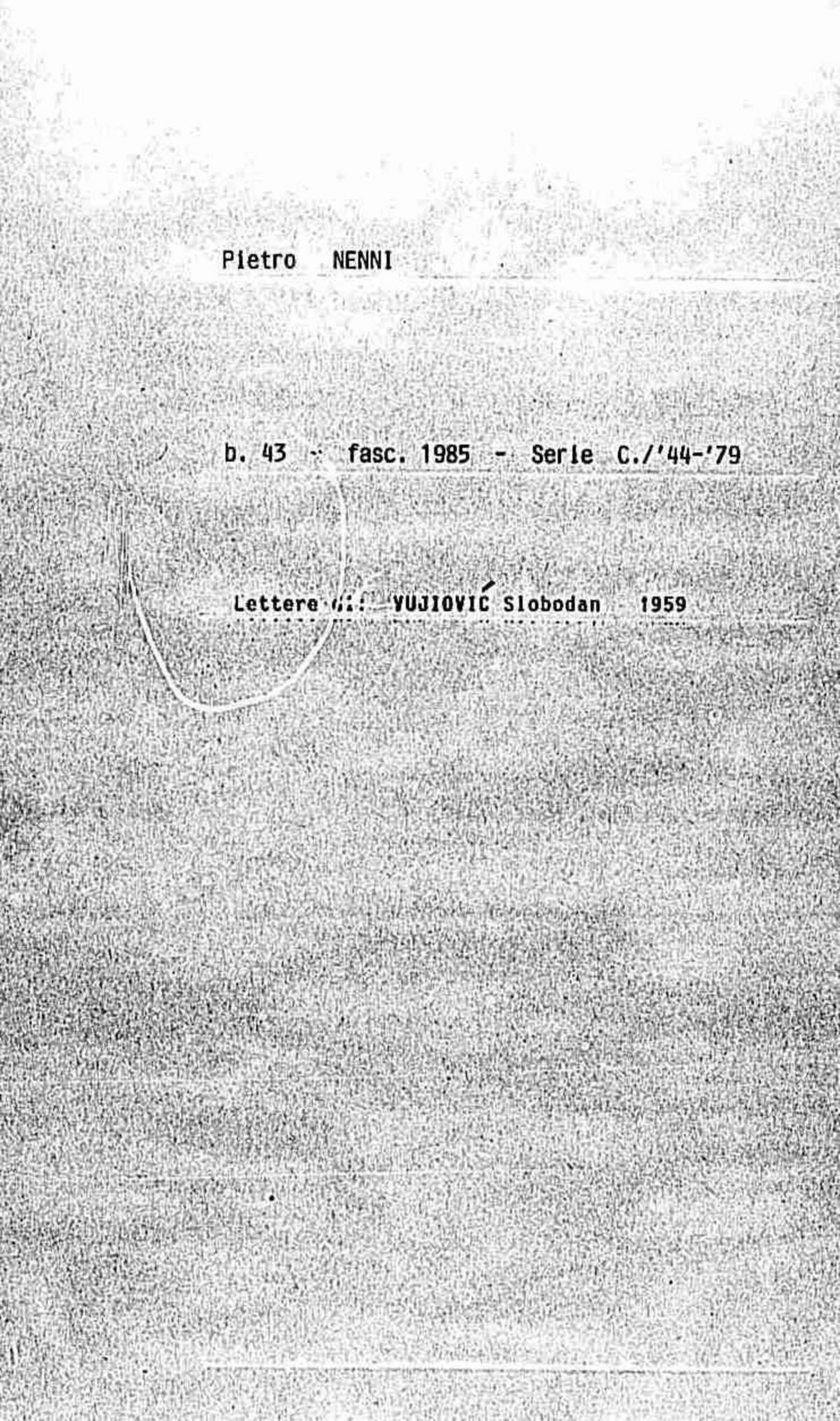 Vujovic Slobodan, 1959 gen. 30 - feb. 4