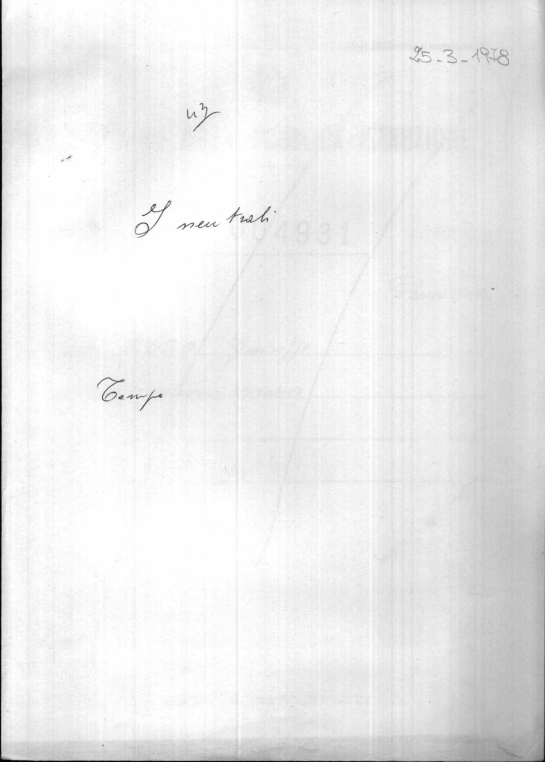 I neutrali, 1978 mar. 25