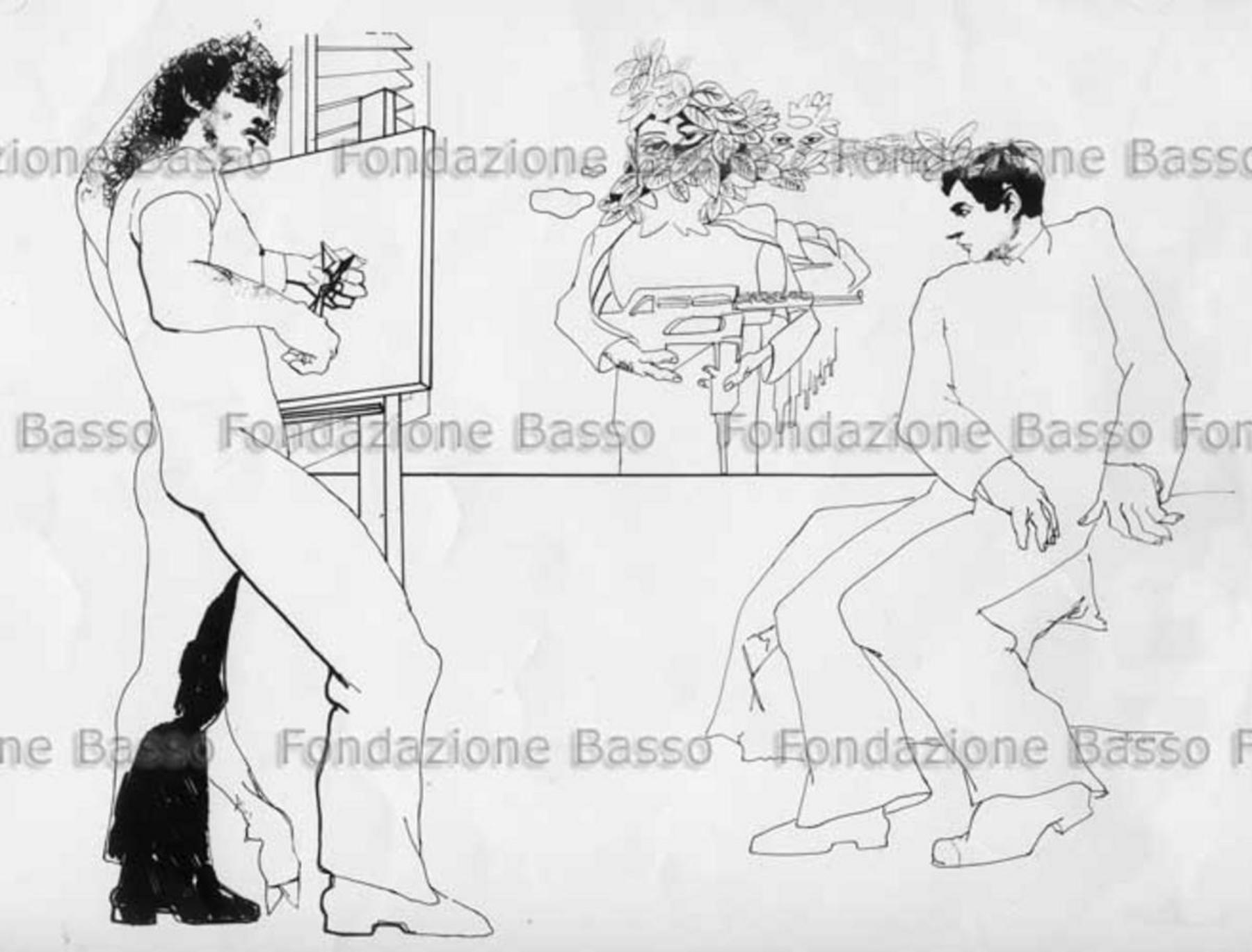 "Io e Wael nel mio studio"