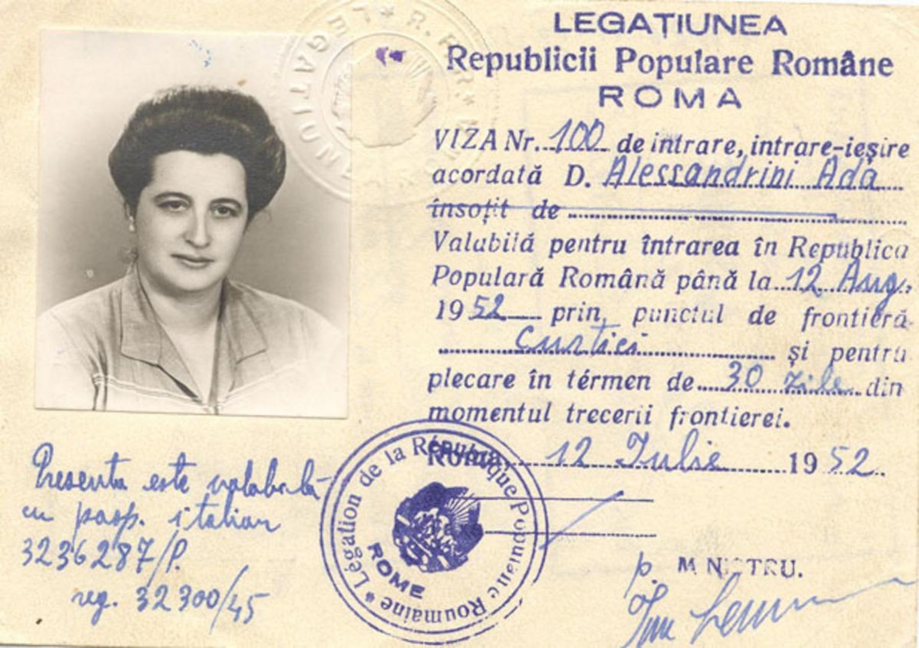 Lasciapassare per la Romania